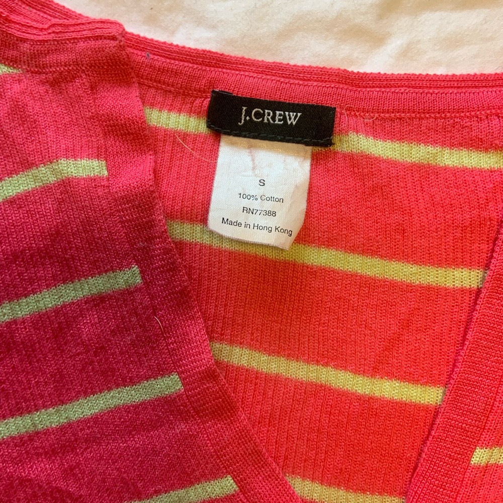 Long sleeve JCrew stripped shirt